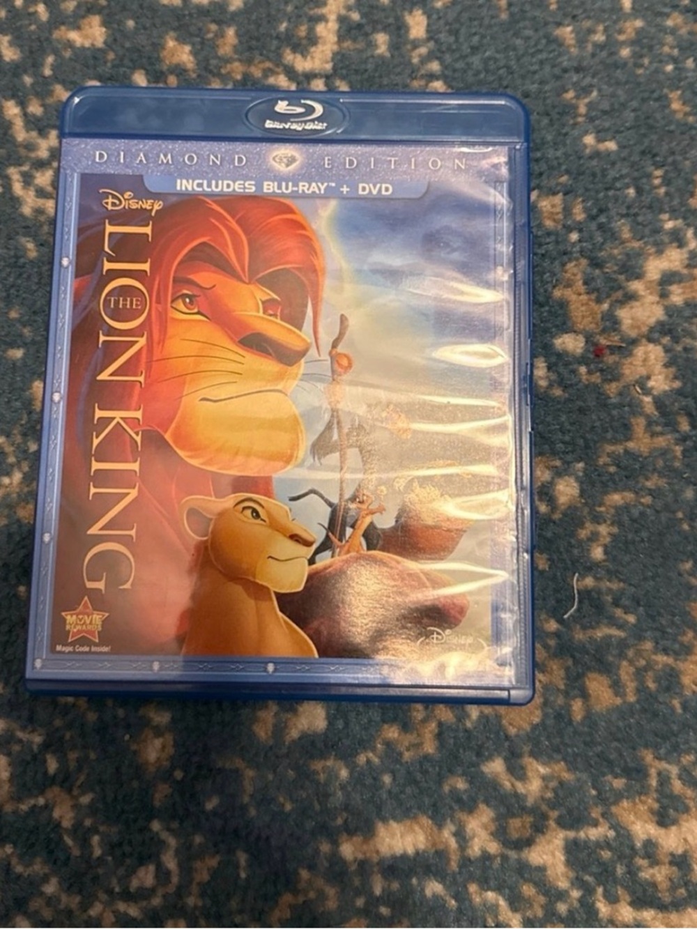 Disney The Lion King Diamond Edition Blu-ray + DVD - Blue Case